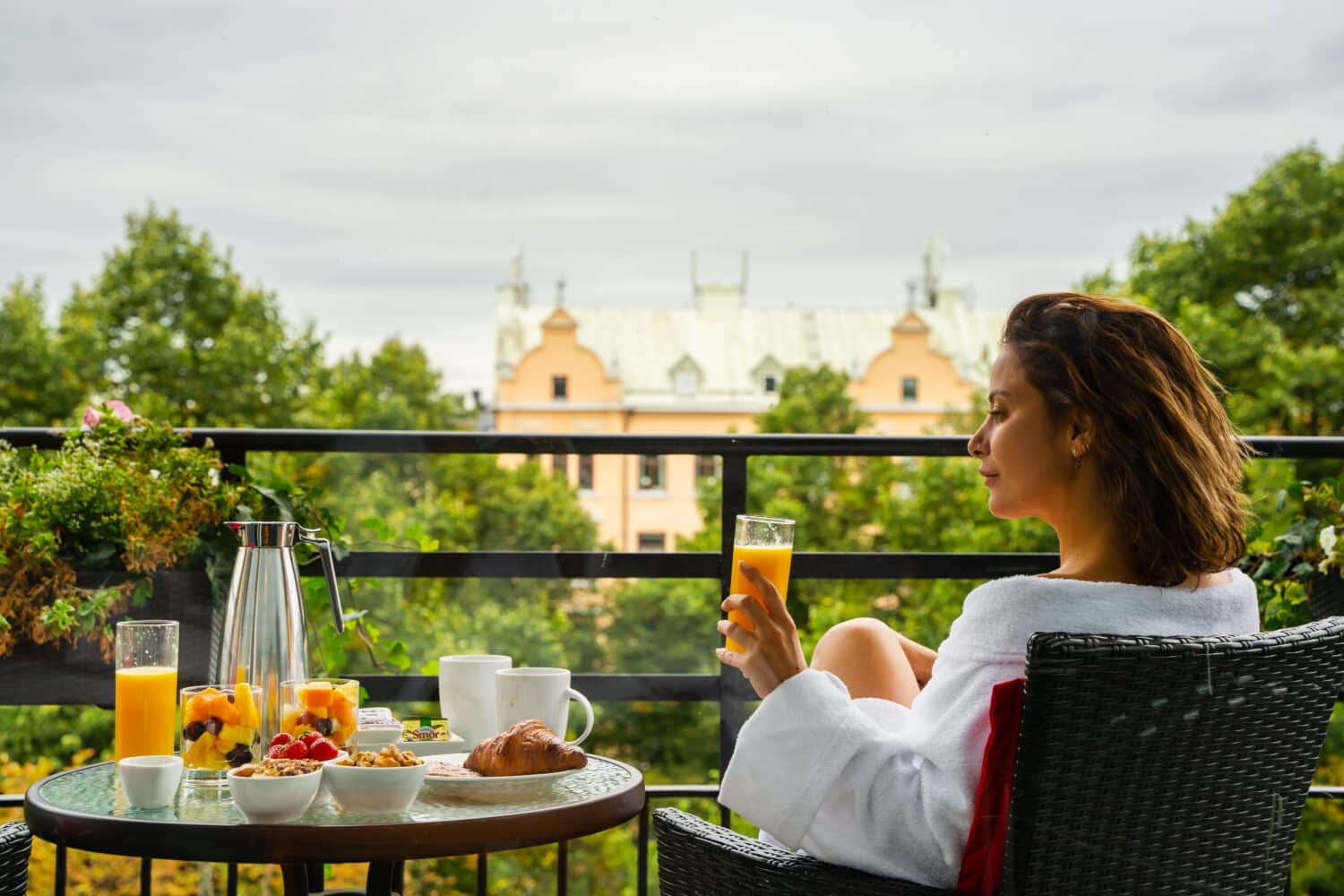 De luxe room with balcony